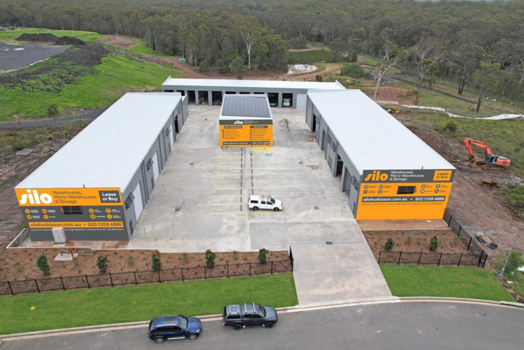 Silo Storage Huskisson Aerial Image of Secure Self-Storage Facility